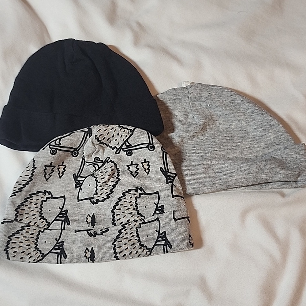 3PK INFANT HATS